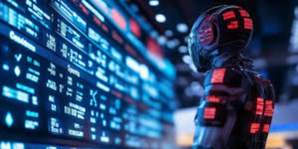 Robot control the AI computer - Mysports AI